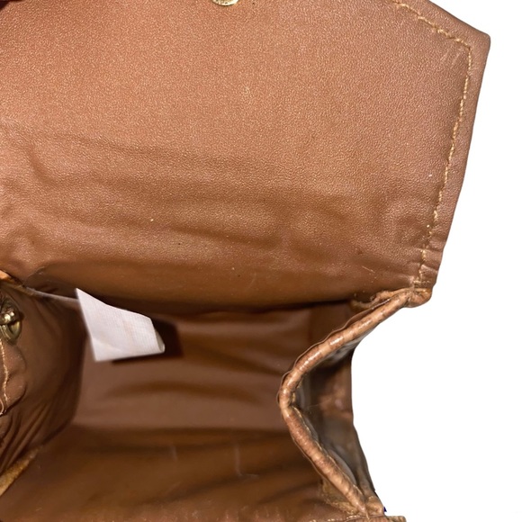 Vintage Roger Gimbel Accessories Pebbled Vegan Leather Mini Coin Purse Keychain - Picture 7 of 10